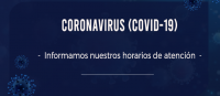 Horarios de atencin - Coronavirus